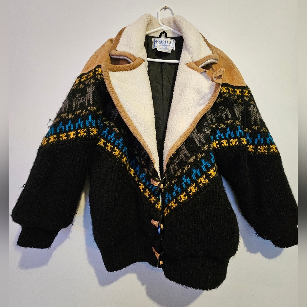 Vintage Knit Ski Jacket